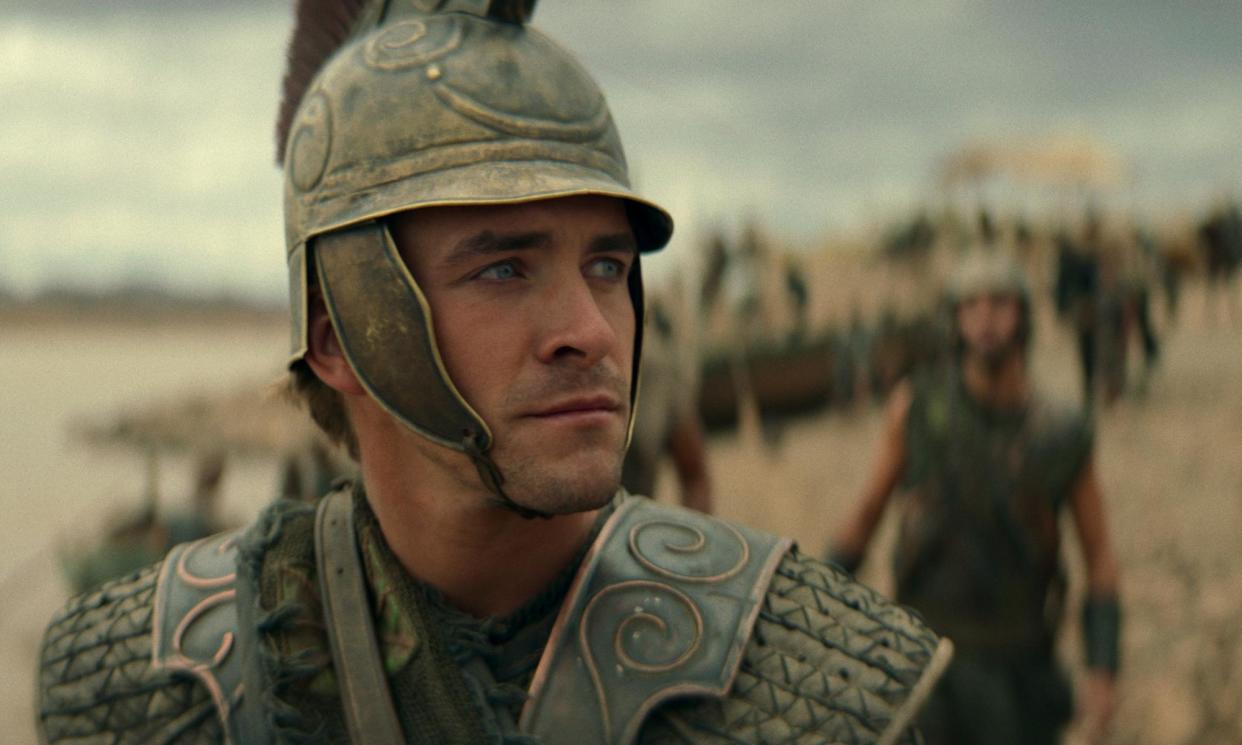 <span>Buck Braithwaite in Alexander: The Making of a God, which depicts a gay relationship between the ancient king and his friend Hephaestion.</span><span>Photograph: Netflix</span>