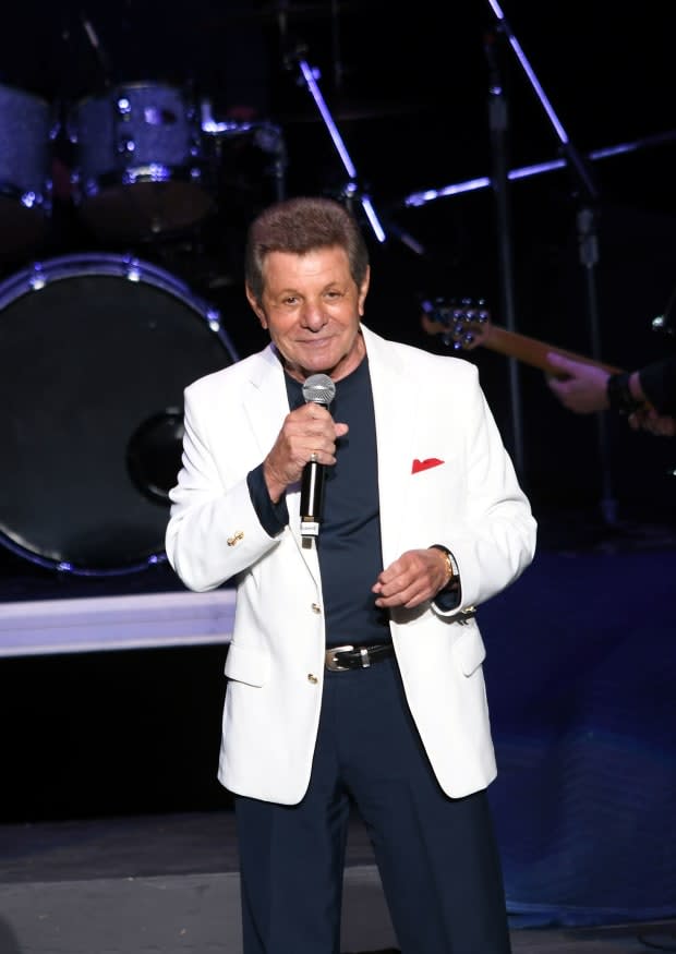 <p>Frankie Avalon is still performing today.</p><p><a href="https://www.gettyimages.com/detail/1243087982" rel="nofollow noopener" target="_blank" data-ylk="slk:Bobby Bank/Getty Images;elm:context_link;itc:0;sec:content-canvas" class="link ">Bobby Bank/Getty Images</a></p>