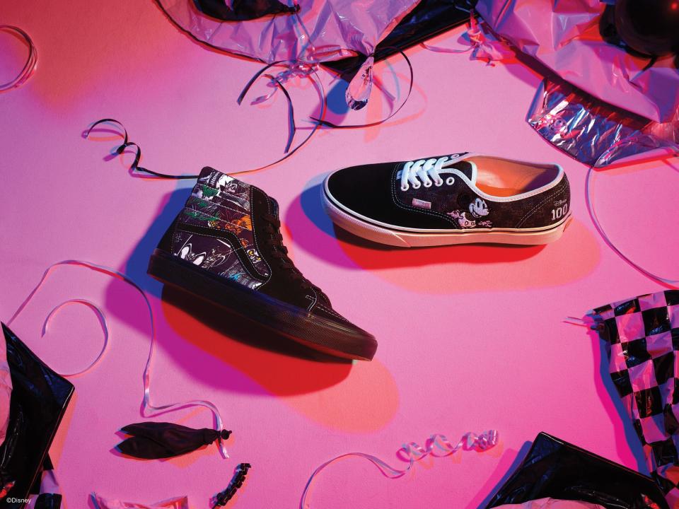 Disney has partnered with footwear company Vans to release a line of sneakers and apparel that will feature some of its most beloved characters and infamous villains.