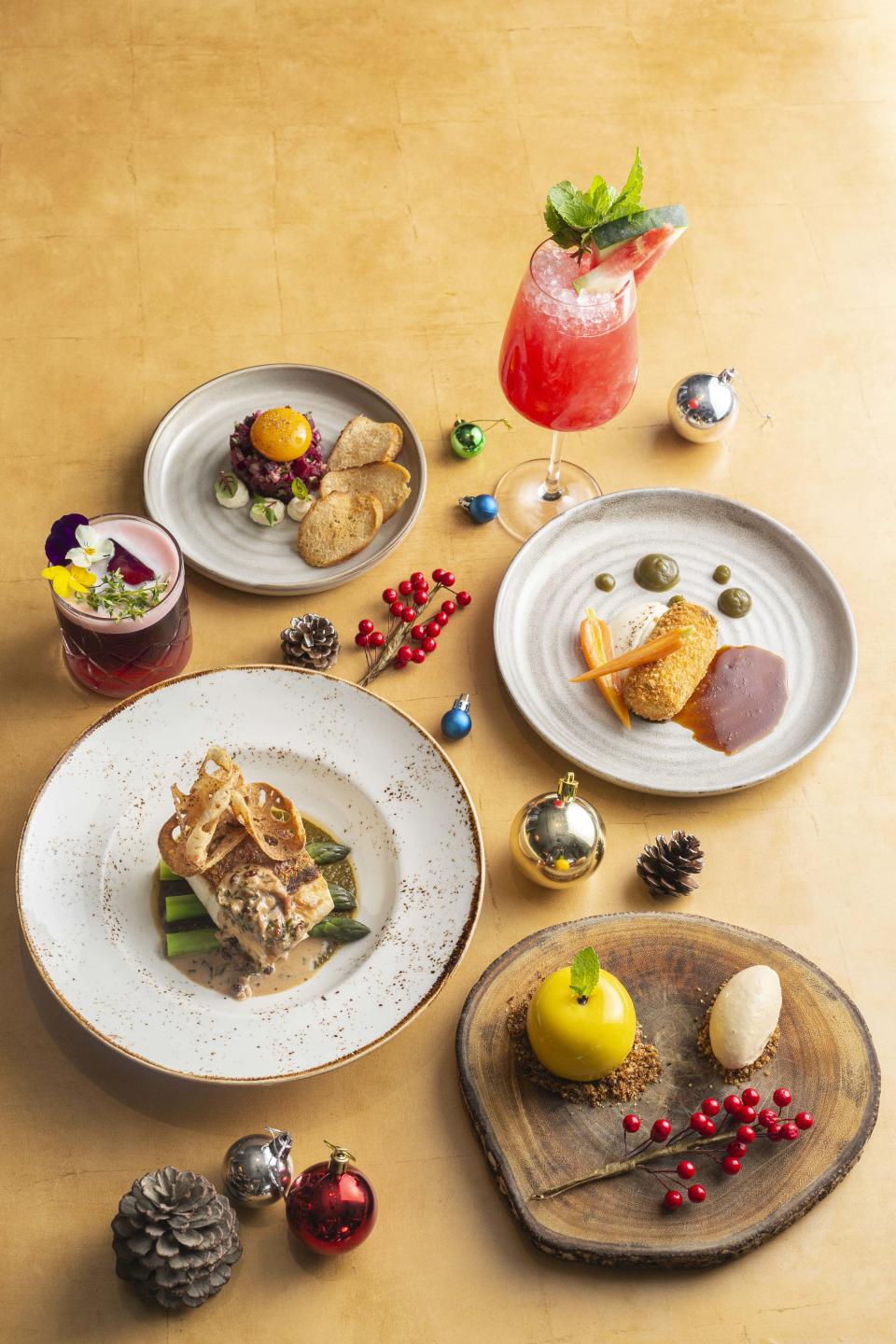 The Festive menu at Bread Street Kitchen. (PHOTO: Marina Bay Sands)