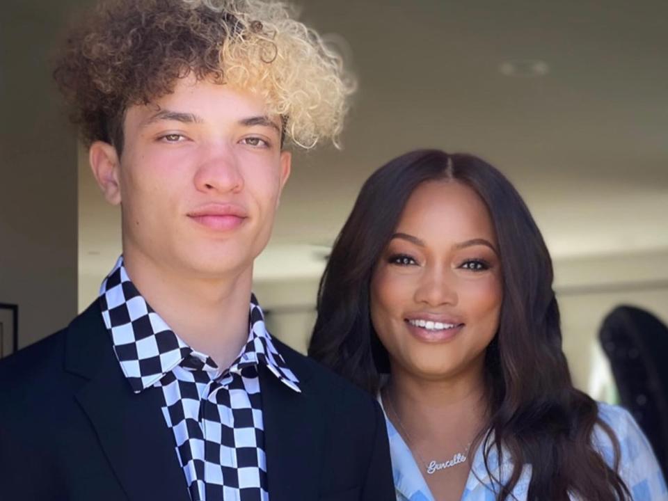Garcelle Beauvais and her son