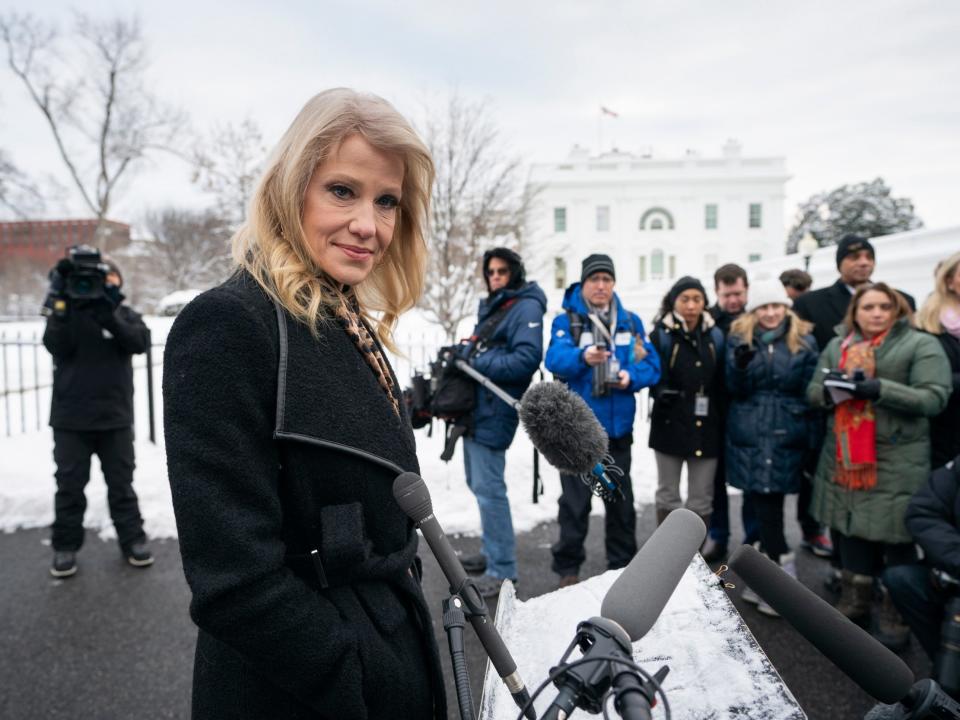 Trump adviser Kellyanne Conway says president ‘did not destroy’ records from meetings with Putin