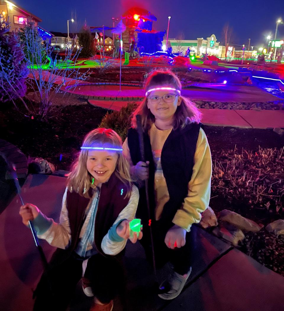 The Ruins Adventure Mini Golf offers glow golf on Saturday nights.