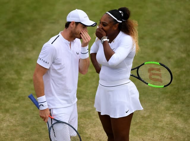 Andy Murray and Serena Williams were a hugely popular doubles team at last year's Wimbledon