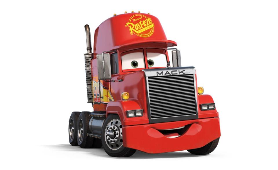 <p>Pixar stalwart John Ratzenberger reprises the role of McQueen’s race transporter, Mack.</p>