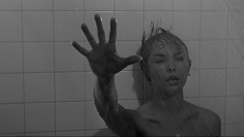 Janet Leigh stars in Hitchcock’s Psycho, which features one of cinemas most iconic scenes. (Park Circus/Universal)