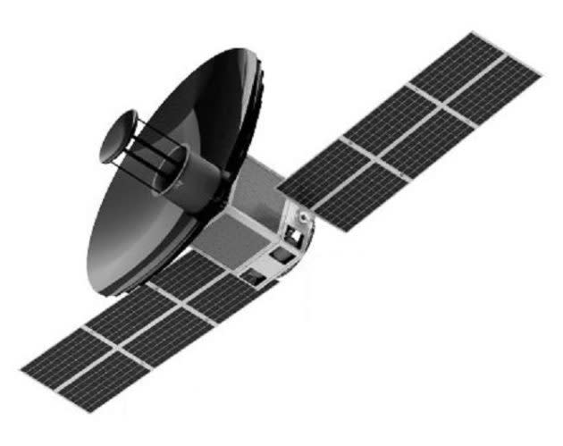 An artist’s conception shows Xcraft, the spacecraft being developed by Xcraft for interplanetary missions. (Xplore Illustration)