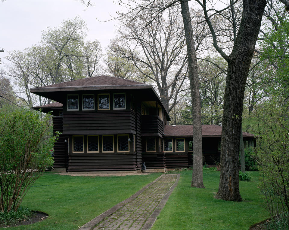 Years after Frank Lloyd Wright designed this home for George Madison and Alice Millard, he designed another home for Alice in Pasadena called La Miniatura, which became very well known for its unique use of concrete textile blocks.