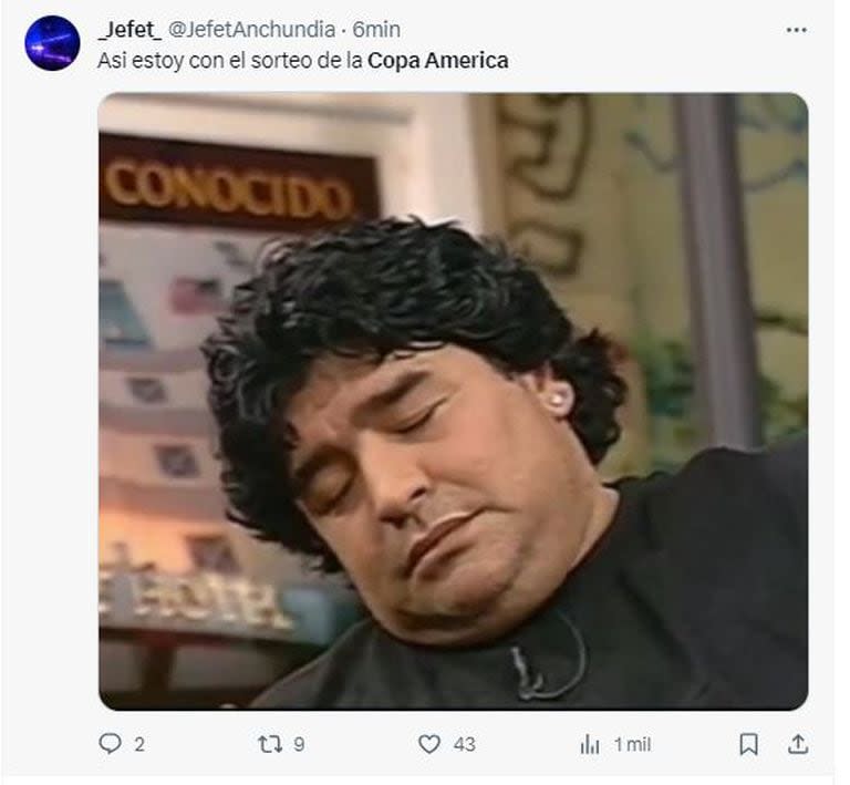 Los mejores memes del sorteo de la Copa América 2024