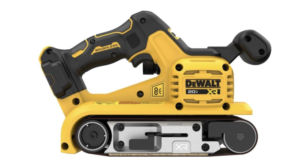 the DEWALT 20V MAX Brushless Belt Sander