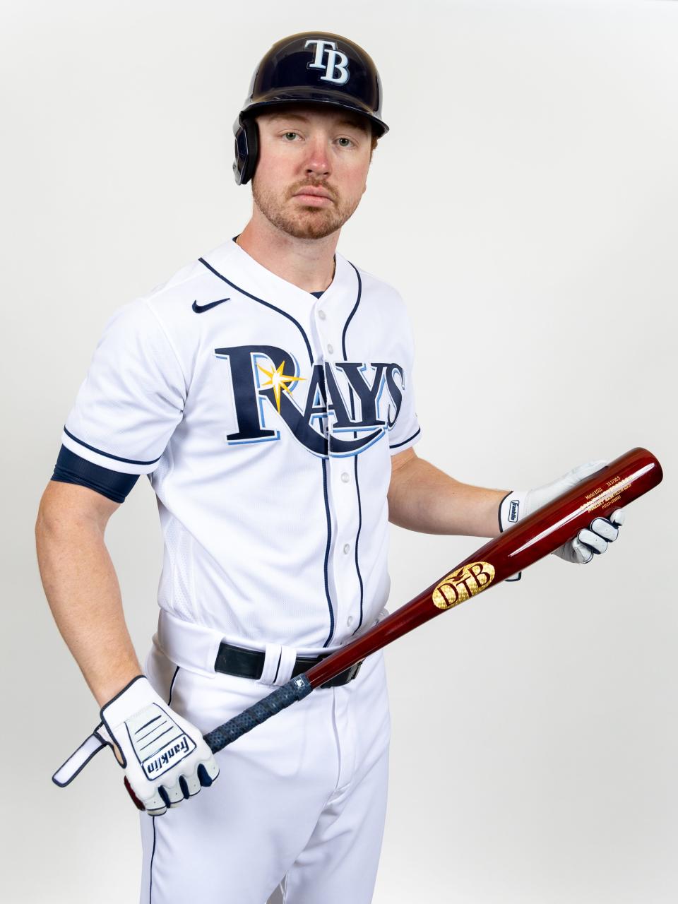 Tampa Bay Rays outfielder Grant Witherspoon (75) during media day at ESPN Wide World of Sports Stadium on Feb. 19, 2023.
