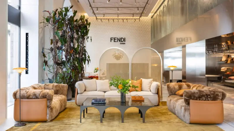 ▲漢神百貨引進南部獨家的POP-UP STORE，最受矚目的焦點精品家具FENDI CASA。（圖／漢神百貨提供）