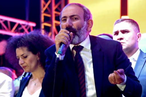 Armenian opposition leader Nikol Pashinyan has called a general strike after parliament rejected his bid to become prime minister