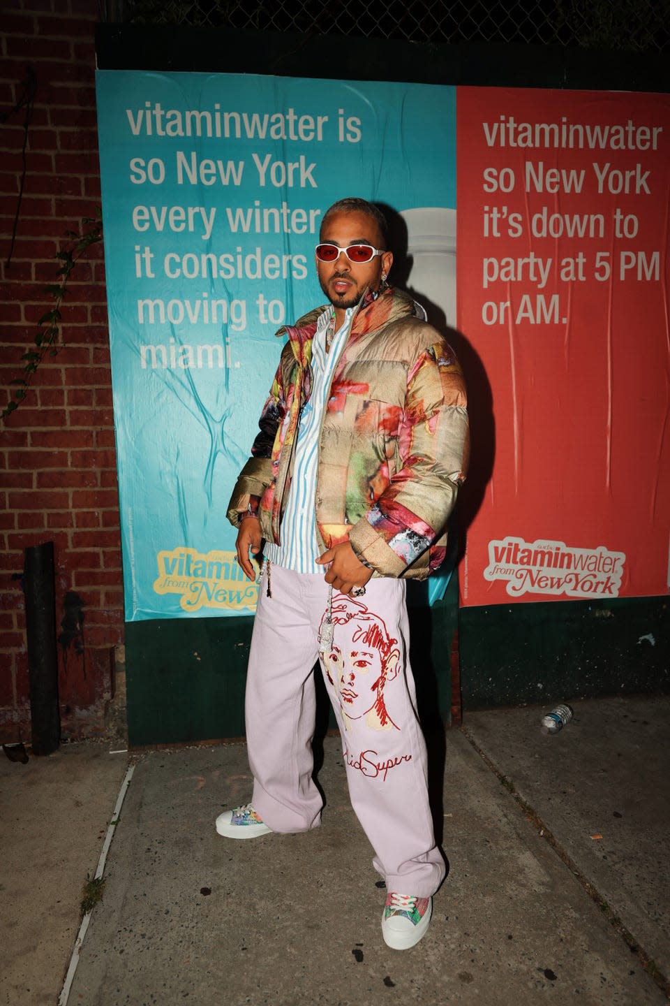 a quick fit check on the streets of new york repping kidsuper after the show—i love getting to wear such different looks for each of these shows