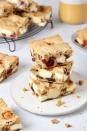 <p>The tastiest, most indulgent-looking, marzipan-filled simnel blondies you've ever seen!</p><p>Get the <a href="http://www.delish.com/uk/cooking/recipes/a39117933/simnel-blondies/" rel="nofollow noopener" target="_blank" data-ylk="slk:Simnel Blondies;elm:context_link;itc:0;sec:content-canvas" class="link ">Simnel Blondies</a> recipe.</p>