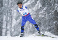 <div>DETERMINED - <span>China's Du Haitao skis during the men's 1 km sprint cross-country standing event at the 2014 Sochi Paralympic Winter Games in Rosa Khutor.</span></div>