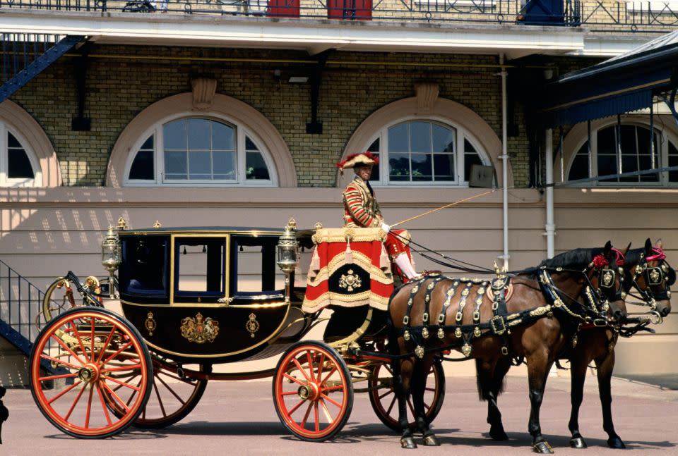 At 1pm they will take a carriage procession through Windsor. Photo: Getty Images