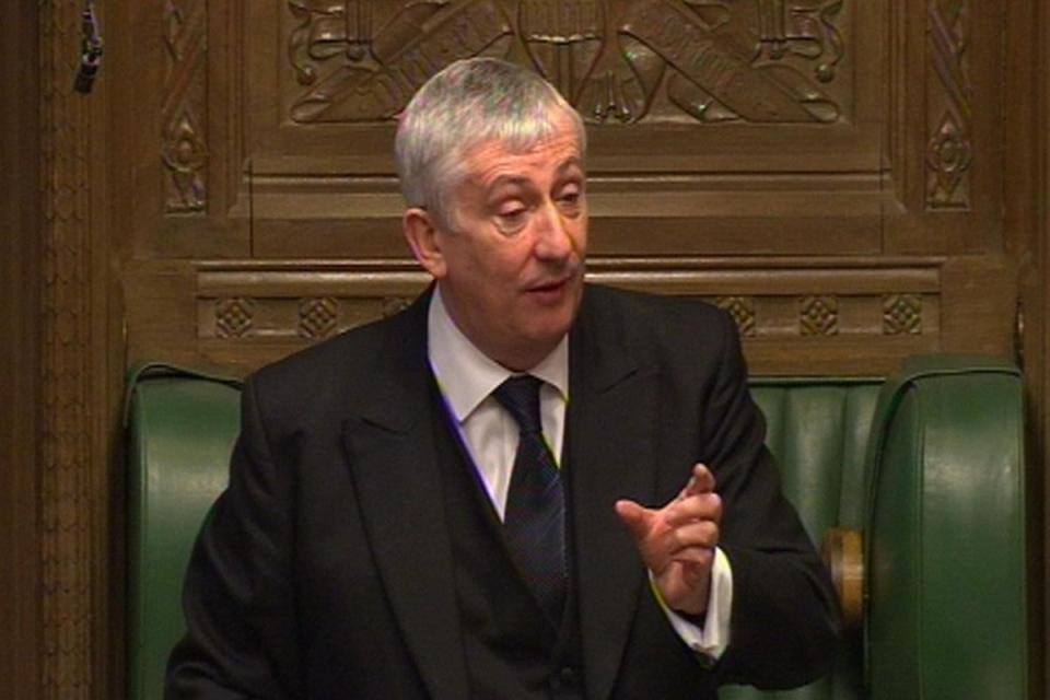 Lindsay Hoyle calls for order in March 2013