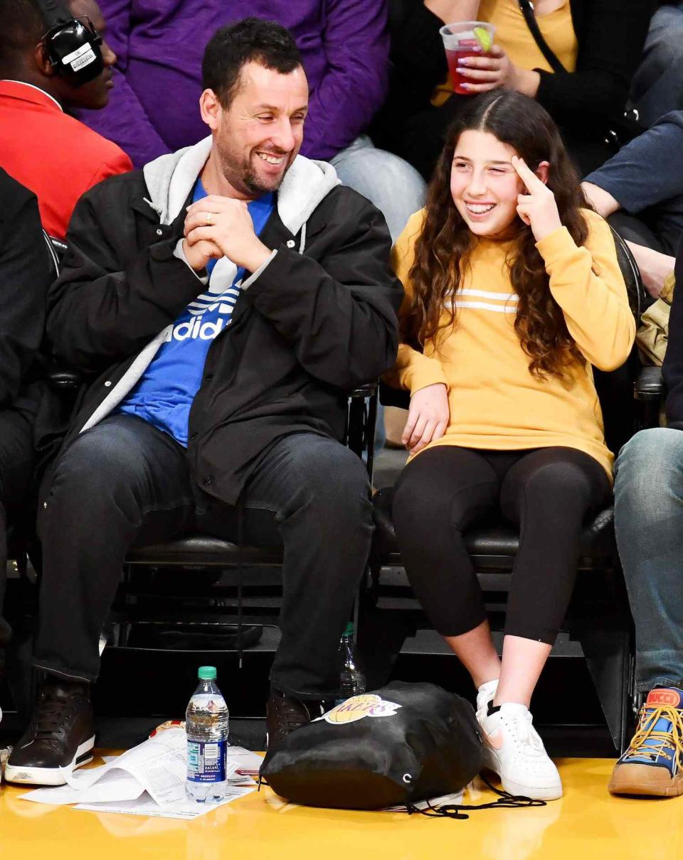 Celebrities At The Los Angeles Lakers Game