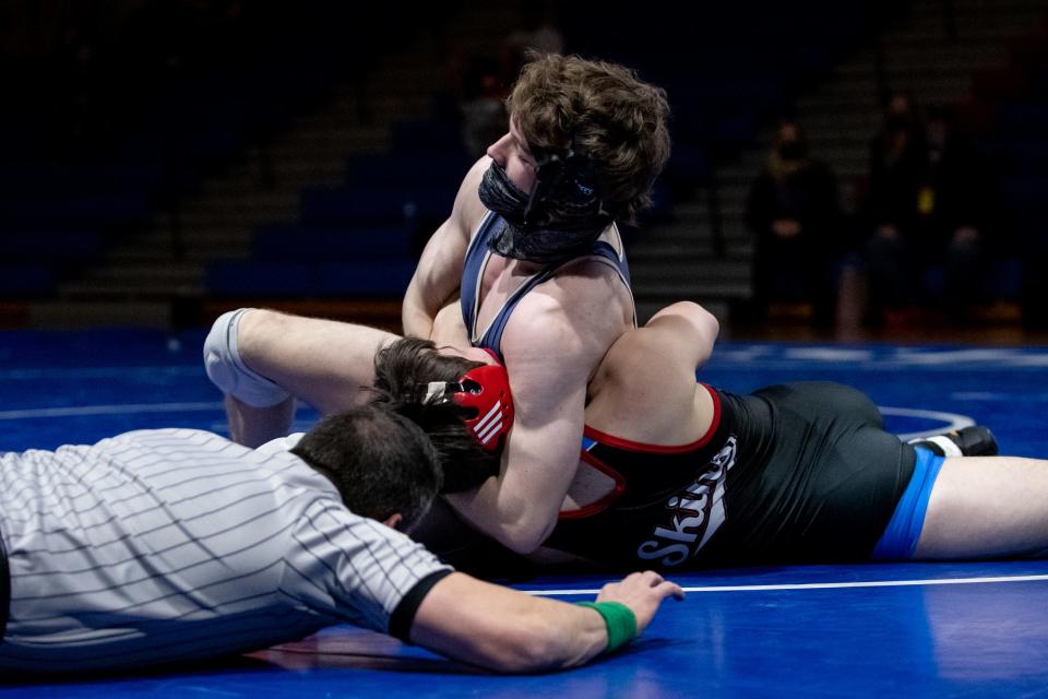 Council Rock South's Matt Colajezzi (top), a 2022 graduate, was a four-time PIAA Class 3A qualifier and two-time medalist.