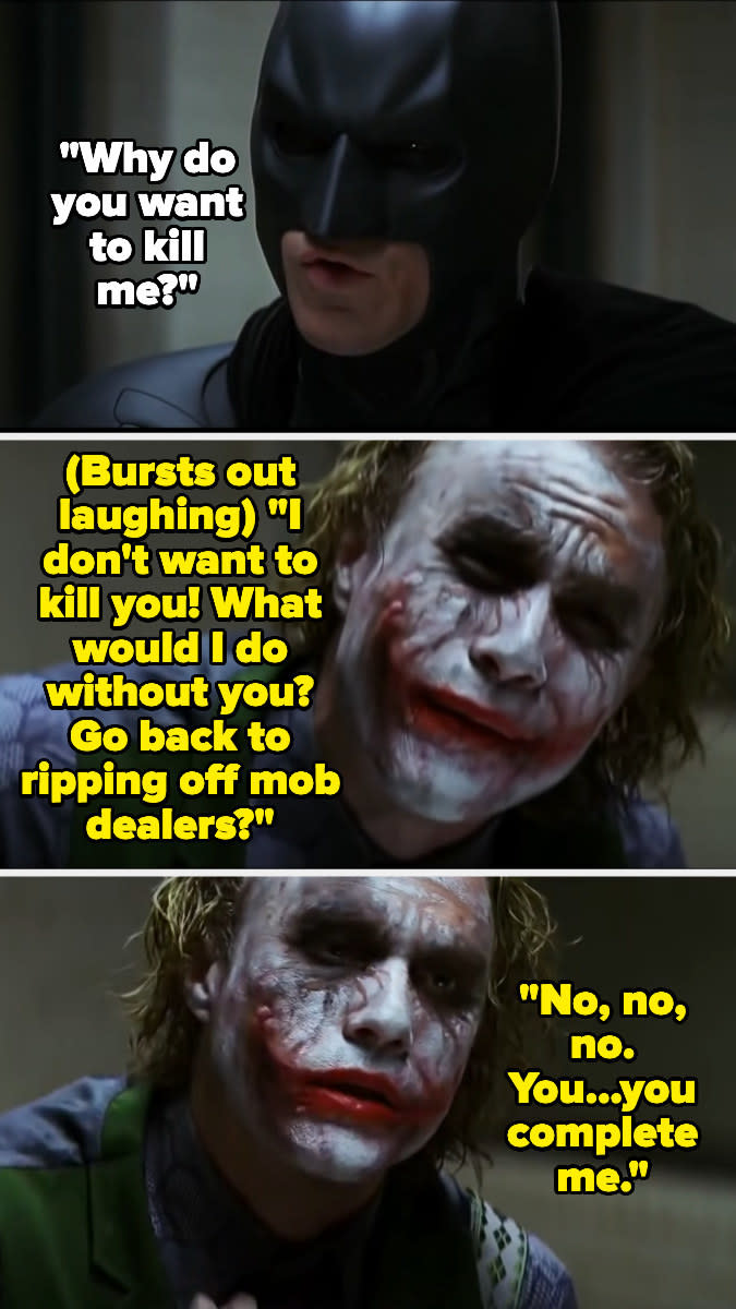 Screenshots from "The Dark Knight"