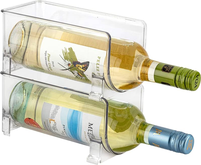 Jinamart Stackable Wine Storage Racks, Set of 2