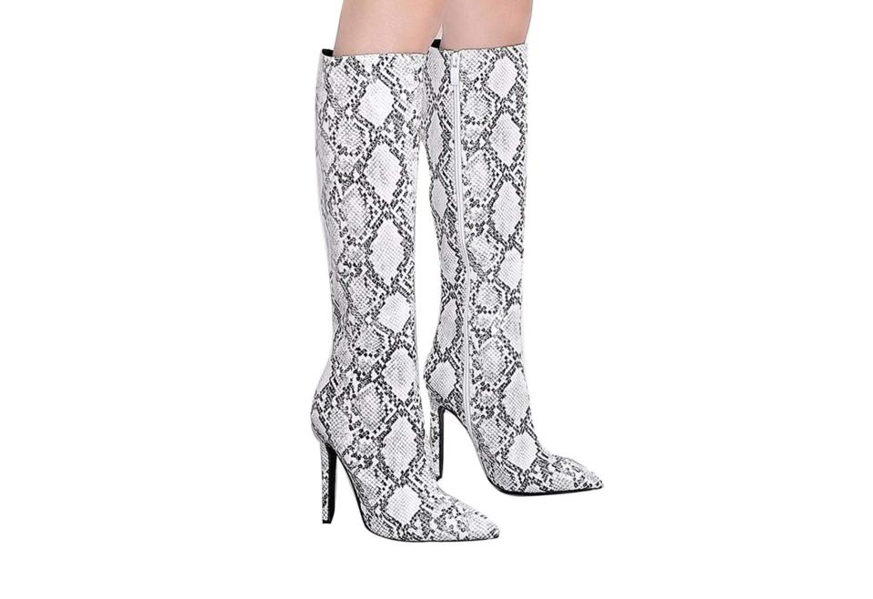 Fainosmny Women Boots Knee High Boots. (Photo: Amazon)