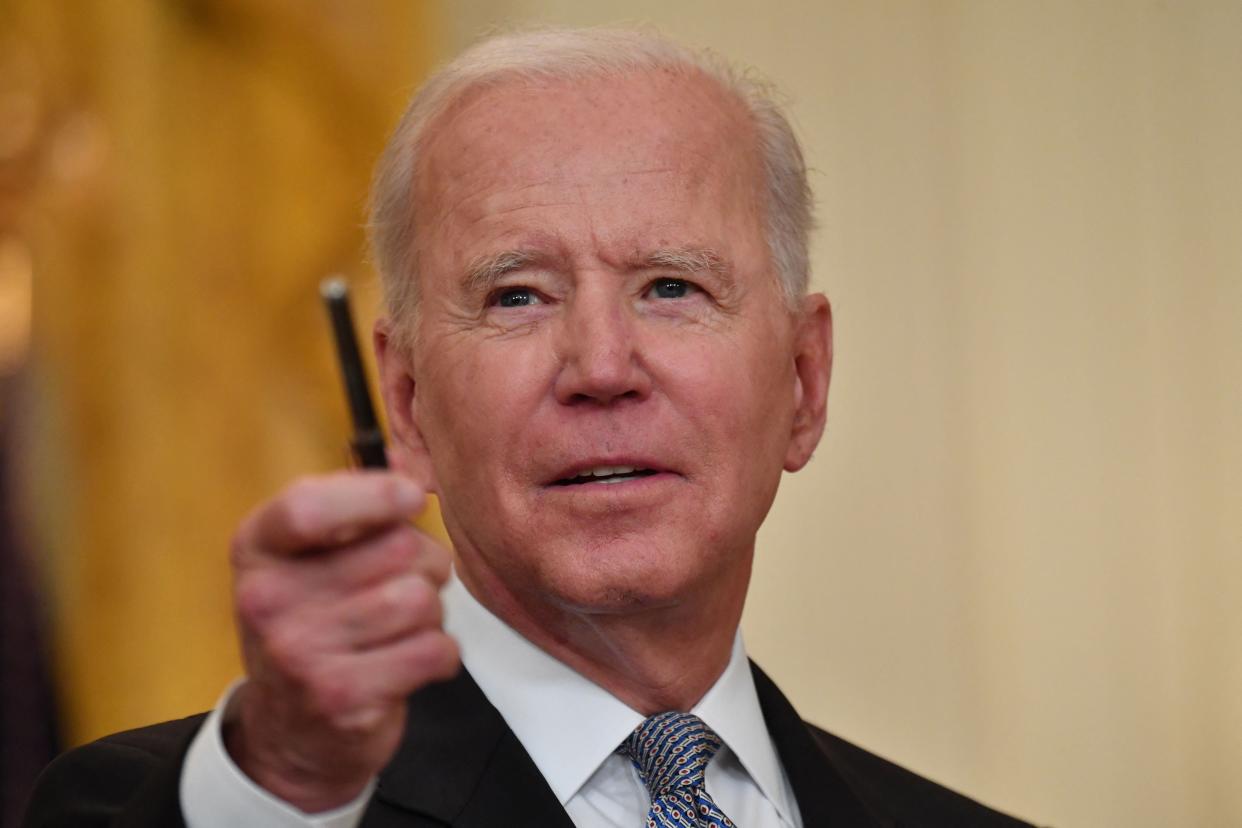 <p>Joe Biden’s administration has shocked environmentalists by defending an oil drilling project in Alaska approved by Donald Trump</p> (AFP/Getty)