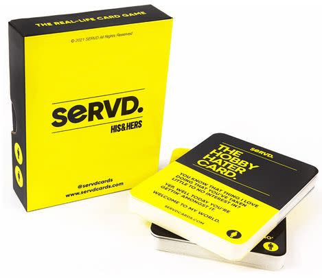 Bring out her competitive side with this real-life card game for couples