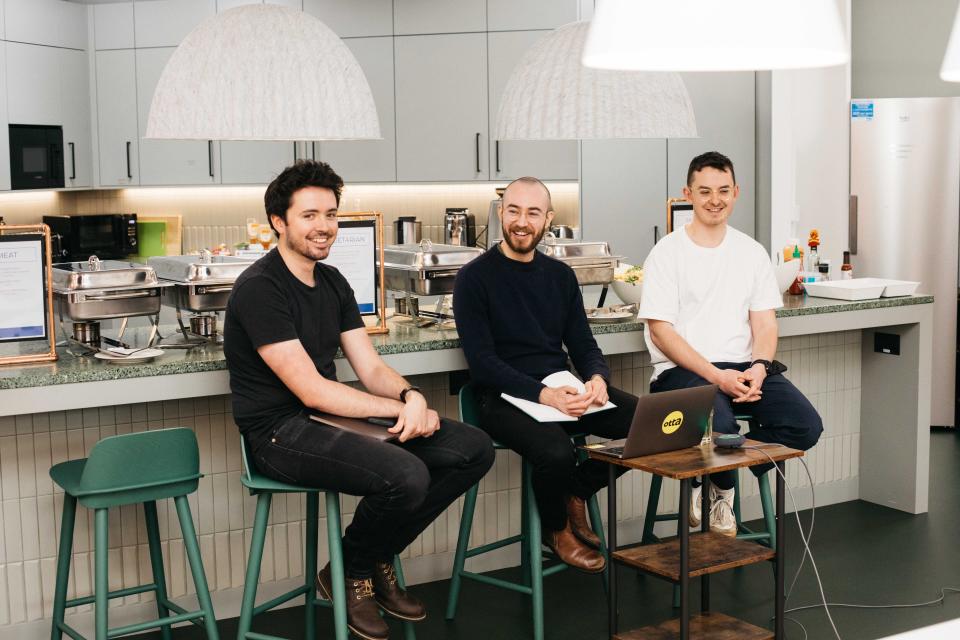 Otta co-founders Xav Kearney, Sam Franklin and  Theo Margolius. Photo: Otta