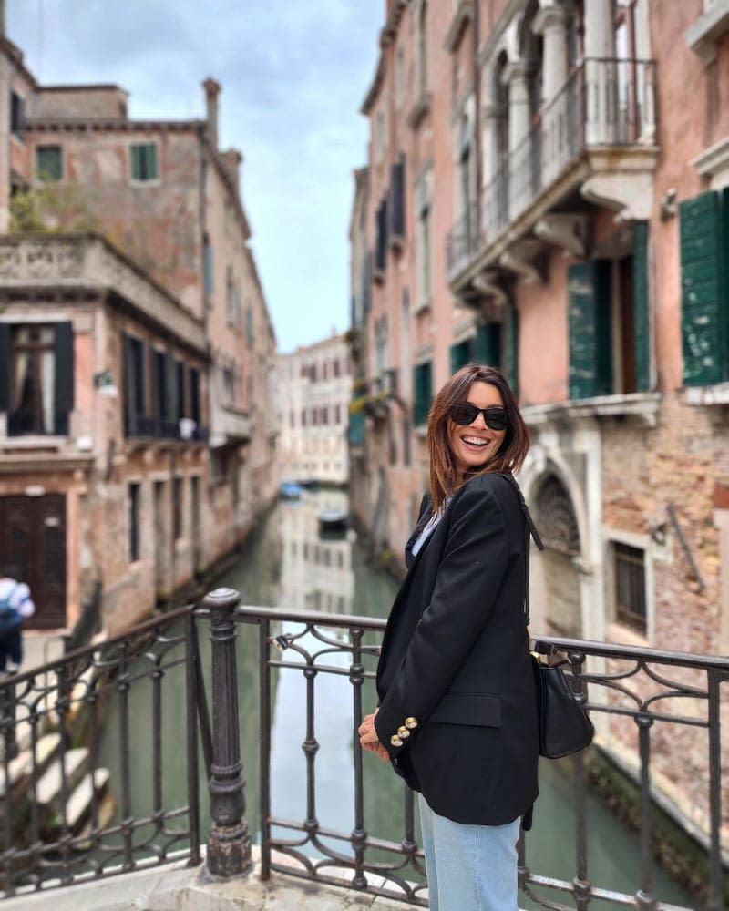 María Cerqueira en Venecia con Cayetano Rivera