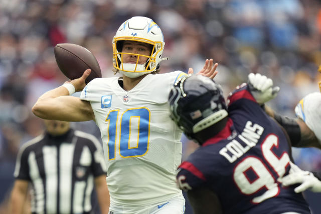 Justin Herbert 'playing at an MVP level,' accounts for 5 touchdowns to lead  L.A. Chargers to thrilling 47-42 over Cleveland Browns 