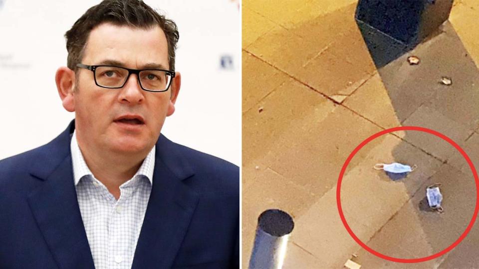 Daniel Andrews, pictured here speaking to the media in Melbourne.