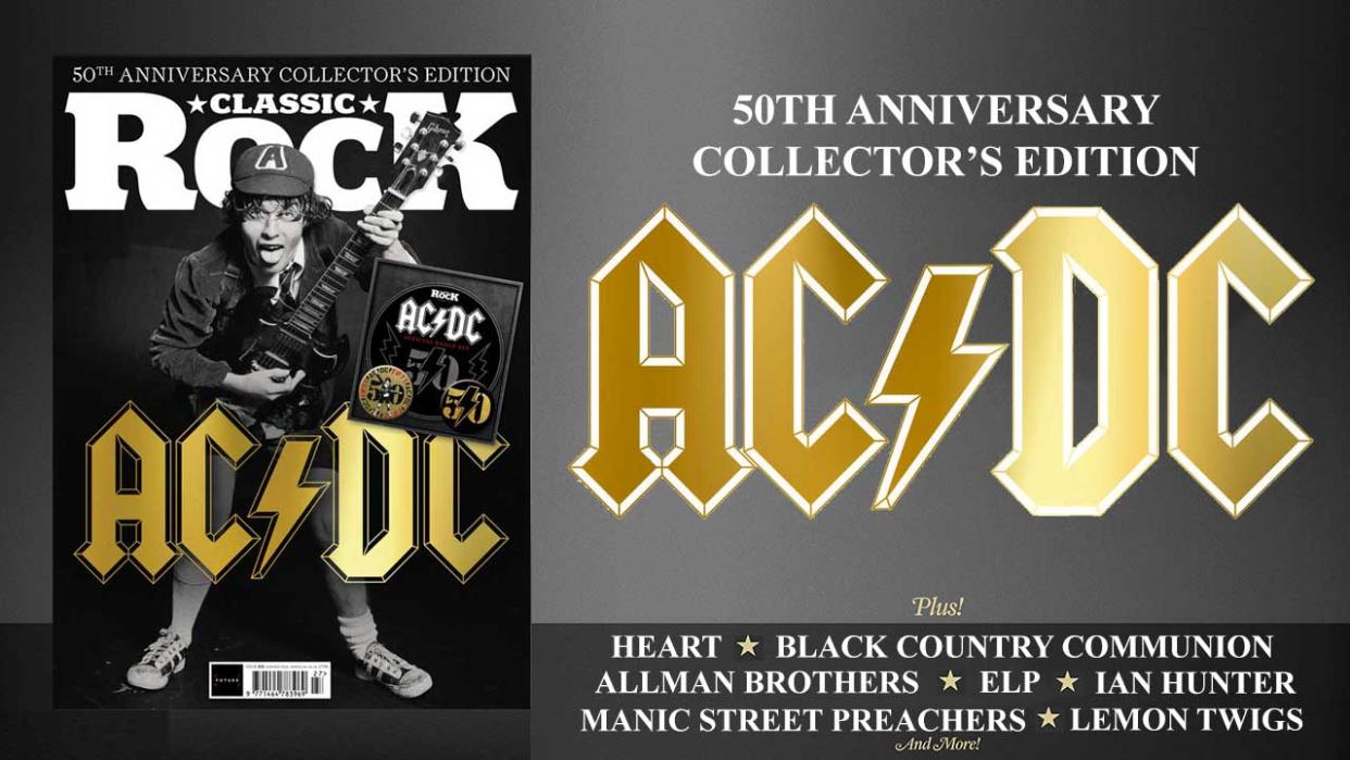  AC/DC on the cover of Classic Rock 329. 