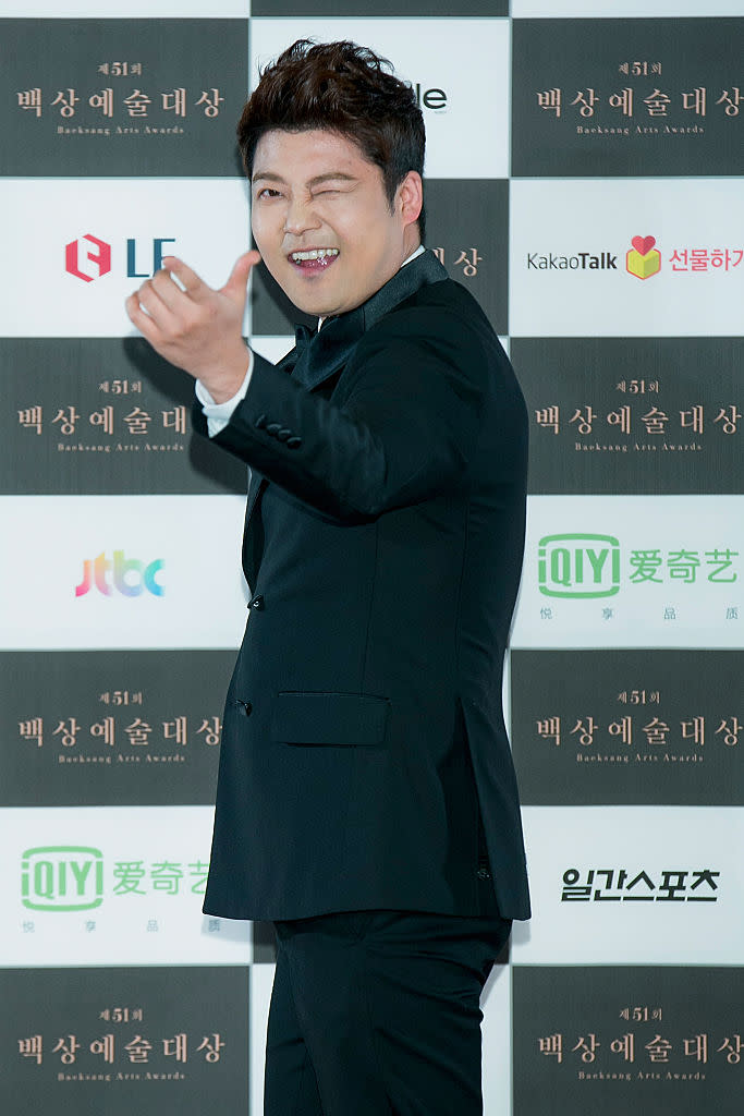 Korean host and TV personality Jun Hyun Moo used the term “fashion terrorist” to describe his style. (Photo: Getty Images)