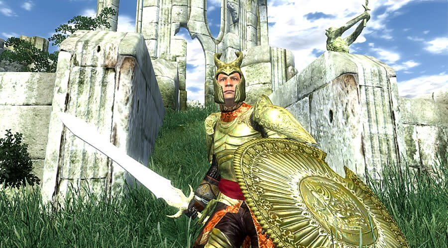  A screenshot of The Elder Scrolls IV Oblivion. 