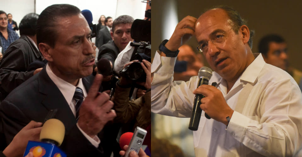 Herrera Valles y Felipe Calderón