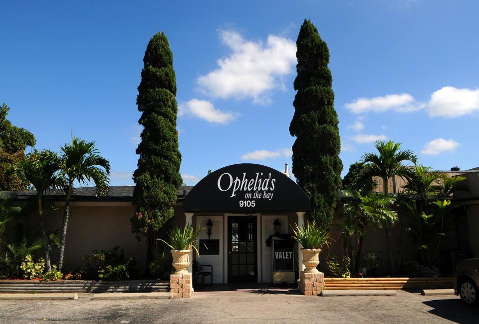 Ophelia's On The Bay is located at 9105 Midnight Pass Road on Siesta Key.