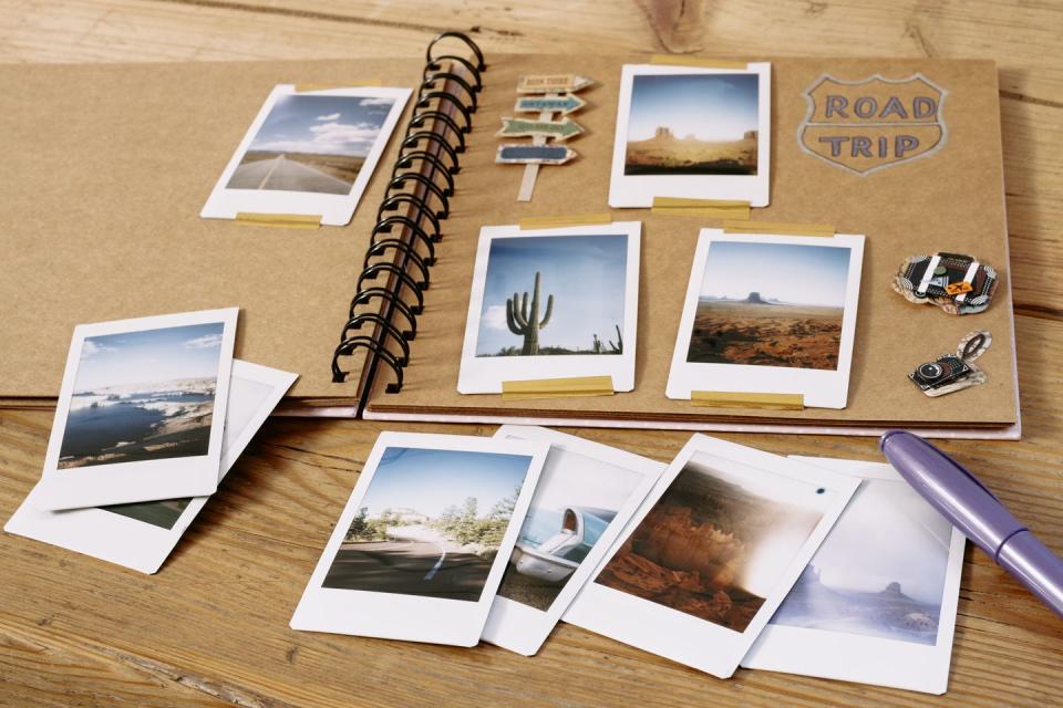 summer activities with a travel scrapbook