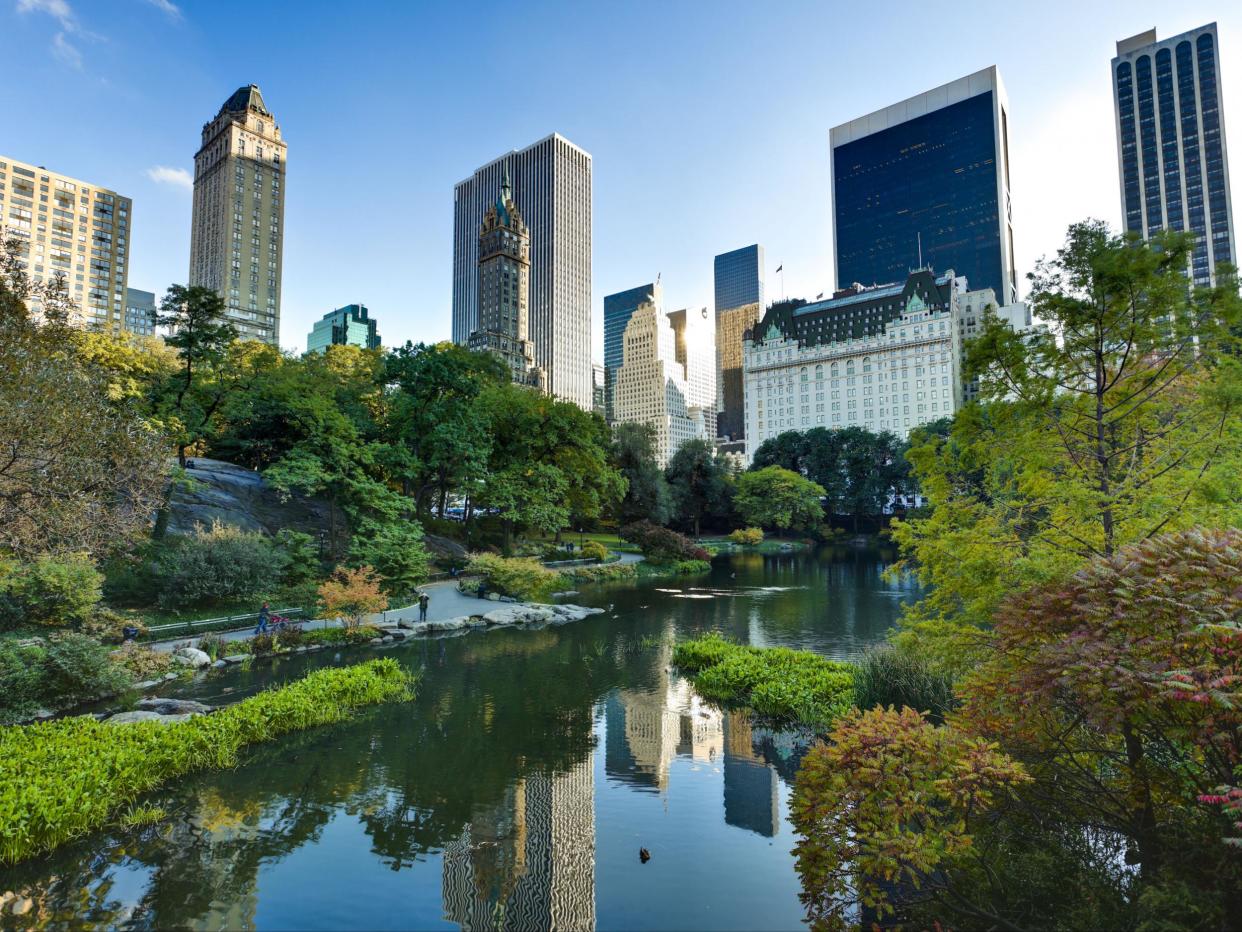 Central Park is a green getaway from the city's many skyscrapers: iStock