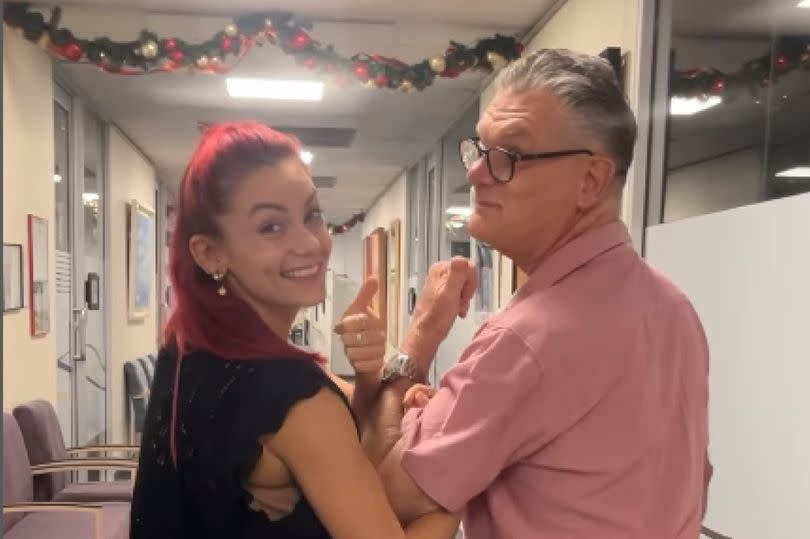 Strictly Come Dancing's Dianne Buswell with her dad, Mark