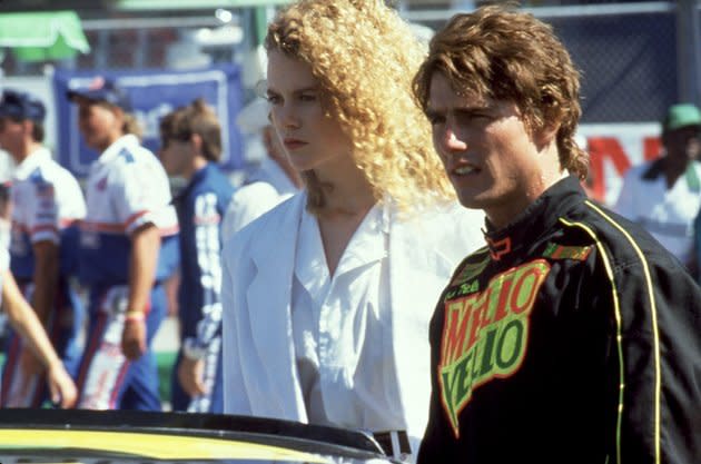 Nicole Kidman and Tom Cruise in 'Days of Thunder' (1990)