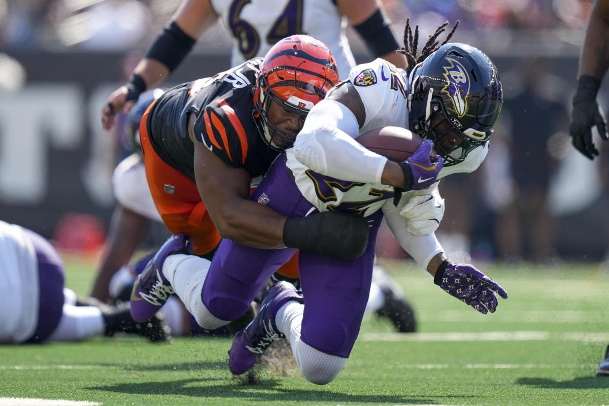 NFL scores, live updates: Ravens, Bengals face off in tense AFC North matchup