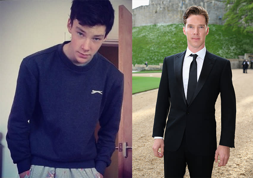 Tyler Mitchell is a 16-year-old from the United Kingdom who looks just like fellow Brit Benedict Cumberbatch. Their similarity is so uncanny that Mitchell shot to viral stardom and even has 20,000 followers on Instagram.