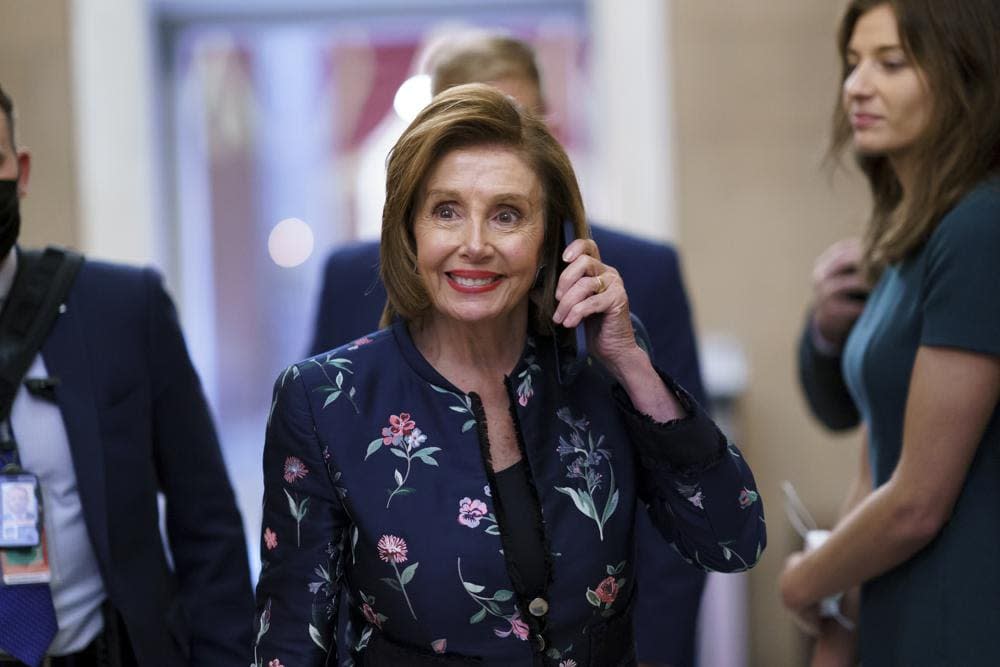 Speaker of the House Nancy Pelosi, D-Calif., shown in a July 2021 photo, will meet with members of Delta Sigma Theta Sorority, Incorporated during Delta Days, an initiative that presses issues specifically relevant to the Black community. (AP Photo/J. Scott Applewhite)