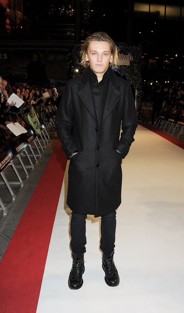 The Twilight Saga Breaking Dawn Part 1 2011 UK Premiere Jamie Campbell Bower