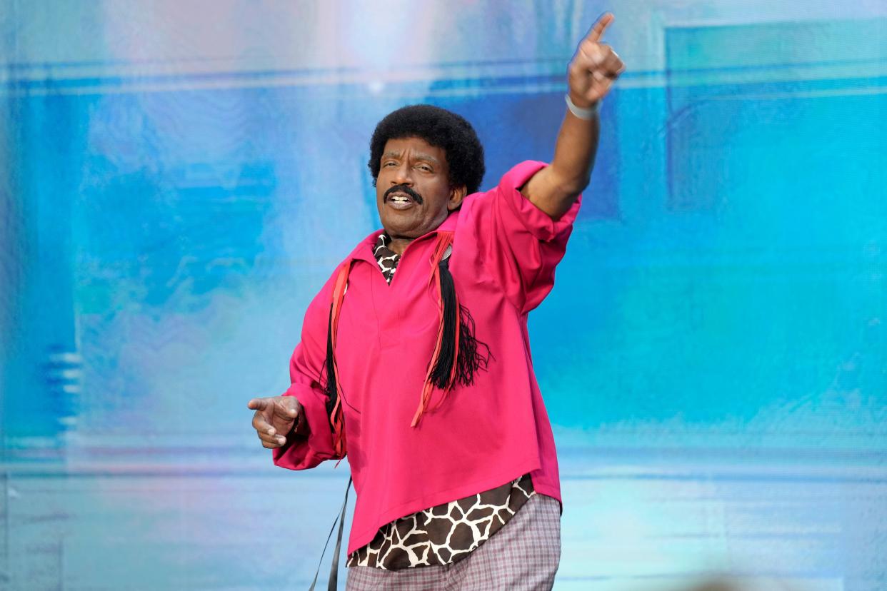 Al Roker dresses as Lionel Richie during NBC's "Today" show Halloween celebration at Rockefeller Plaza on Oct. 31, 2023, in New York.