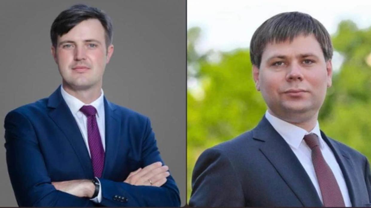 Taras Vysotskyi (left) and Vasyl Shkurakov (right). Photo: The Page and the Ministry of Infrastructure of Ukraine