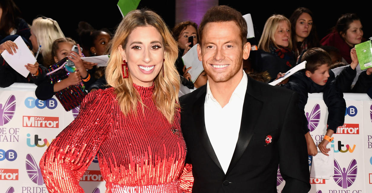 Stacey Solomon and Joe Swash