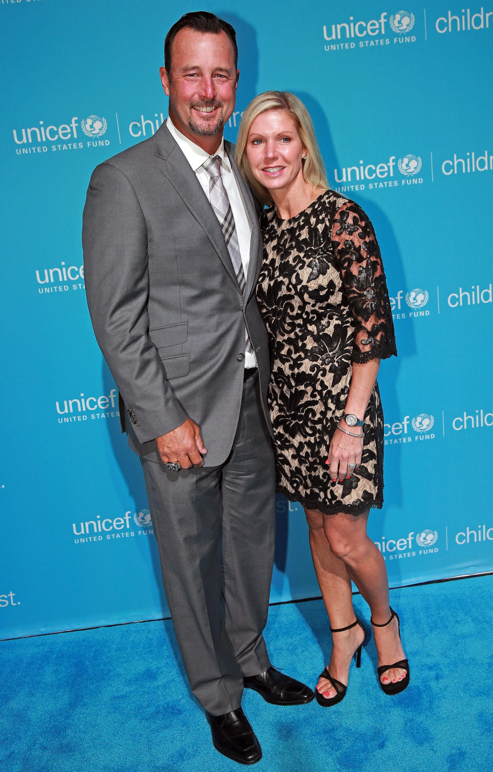 Tim and Stacey Wakefield, pictured together in 2016. (Image via Getty Images)